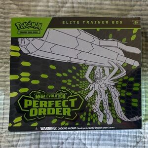 Pokémon TCG Elite Trainer Box — Perfect Order (Green/Black)